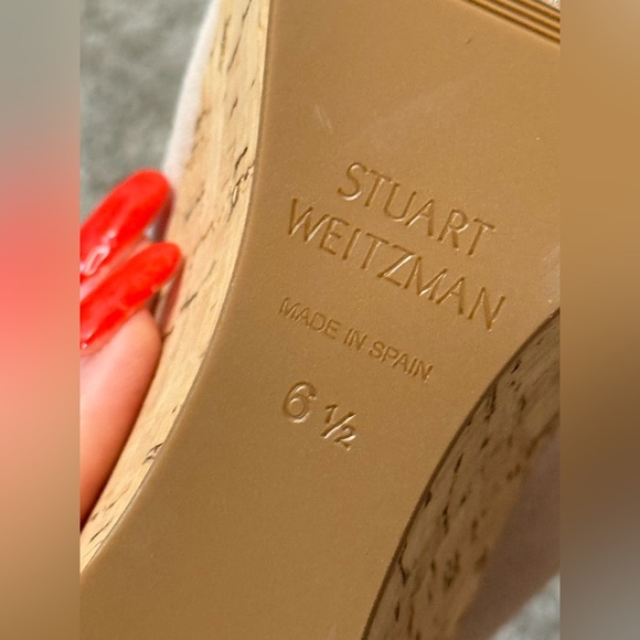 Stuart Weitzman Jean Slingback Wedges - Picture 6 of 8